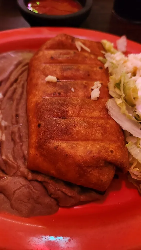 Chimichanga Lunch Cheese on the Side